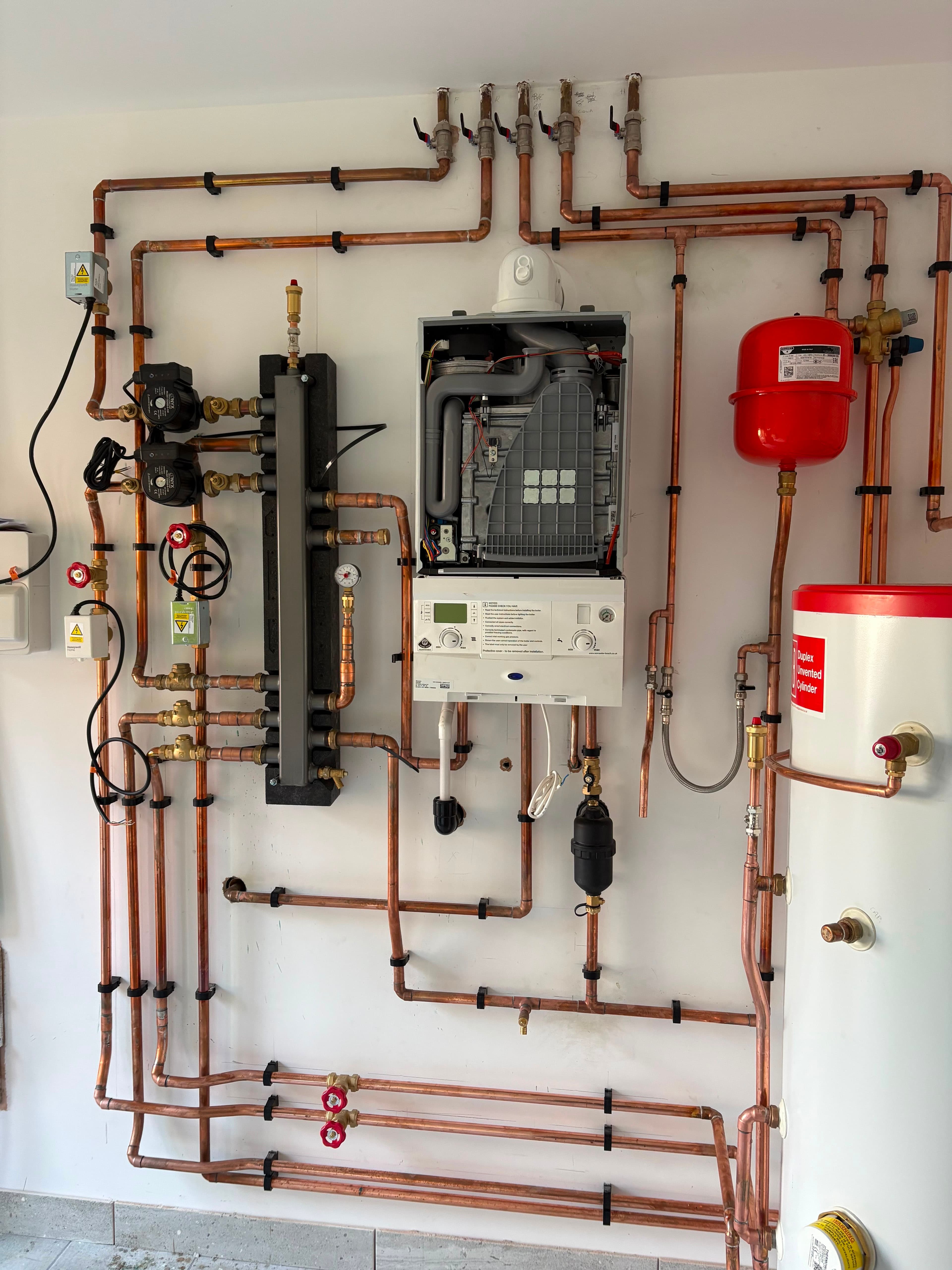 Keating Plumbing & Heating — copper pipework and boiler installation